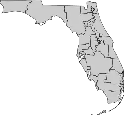25.º distrito ubicada en Florida