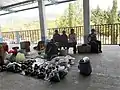 Vendedoras mixtecas de zapotes en el merdado de San Juan Achiutla, Oaxaca, México.jpg
