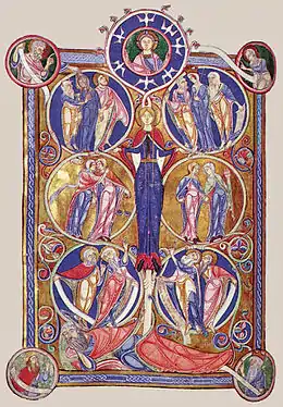Biblia de Lambeth, el árbol de Jesse