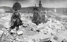 Destrucción en el Barrio Judío de Jerusalén