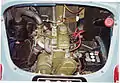 Motor trasero Renault 4CV de 750&nbsp;cc montado longitudinalmente (1960)