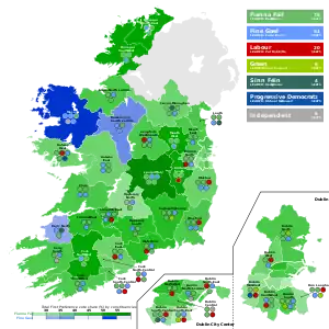 Elecciones generales de Irlanda de 2007