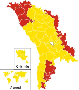 Elecciones parlamentarias de Moldavia de 2021