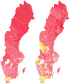 Mapa de resultados por partido político