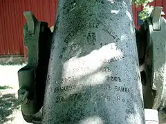 Cañón anti-aéreo calibre 76&nbsp;mm manufacturado en la Fábrica Putílov en 1917