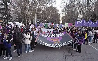 8M 2022 Madrid. Insumisas rebeldes: antirracistas siempre.