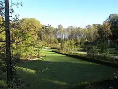 Rosaleda en L'Abbaye de Chaalis.