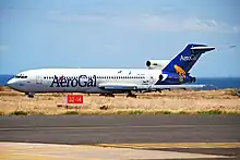 Boeing 727-200 (HC-CDJ) de Aerogal en el Aeropuerto Seymour (2008)