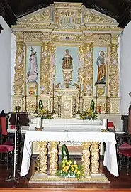 Retablo de la iglesia Matriz de Melgaço. En el mismo templo hay otro retablo notable de António Figueiroa (finales del siglo&nbsp;XVI).