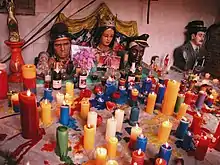 Altar Mayor de Maria Lionza en la Montaña de Sorte, Estado Yaracuy, Venezuela.