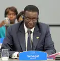 Senegal&nbsp;SenegalAmadou Ba, ministro de economía, en representación de la Nueva Asociación para el Desarrollo Económico de África