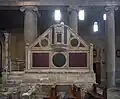 Ambón del Evangelio de San Lorenzo Extramuros, siglo&nbsp;XIII.