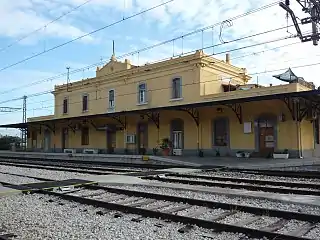 Antigua estación de Roda de Bará