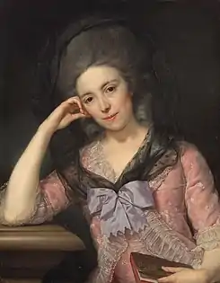 Elisabeth Hervey, 1778-1779óleo sobre tela, 76&nbsp;×&nbsp;59&nbsp;cm, Museo de Historia del Arte de Viena