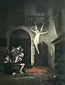 Aparición del ángel a la familia de Tobías (circa 1865) de Ignacio Merino