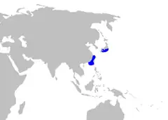 Mapa de distribución de A. macrorhynchus.