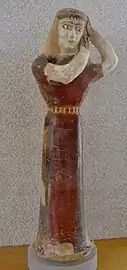 Estatuilla de arcilla del siglo VII&nbsp;a.&nbsp;C.