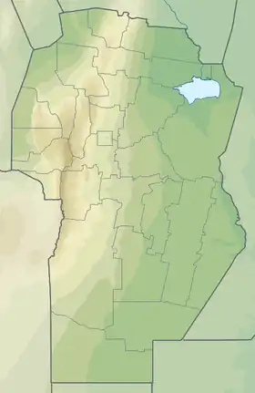 Sierras&nbsp;Chicas ubicada en Provincia de Córdoba (Argentina)