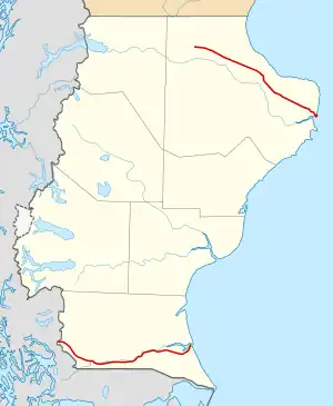 Comodoro Py ubicada en Provincia de Santa Cruz - tren