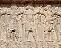 Soldados indios en la tumba de Artajerjes III (c. 340 a.&nbsp;C.)