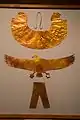 Amuletos y pectorales de pan de oro, originalmente sobre las momias.