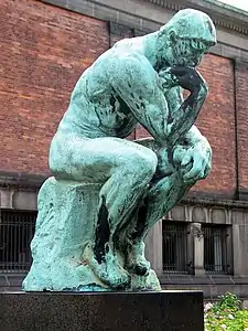 El pensador, Rodin, 1902.
