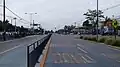 Avenida Santa Rosa frente a la Plaza de La Pintana.
