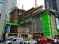 Construcción en septiembre de 2015.