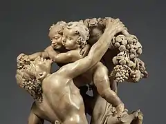 Detalle superior de la obra