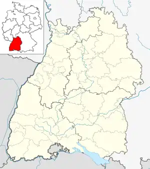 Simmozheim ubicada en Baden-Wurtemberg