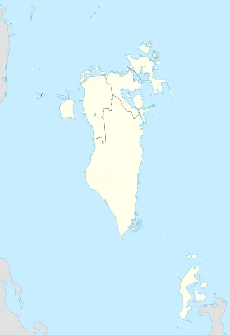 Riffa ubicada en Baréin