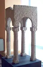 Ciborio romano del siglo&nbsp;VIII.