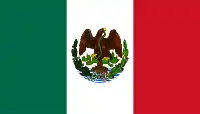 Bandera porfirista con el escudo de Tomas de la Peña.
