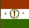 Bandera de la República Cispadana(7 de enero de 1797al 25 febrero de 1797)