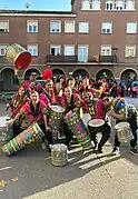 Bloco Sambara batucada en Barcelona que interpreta ritmos bahianos