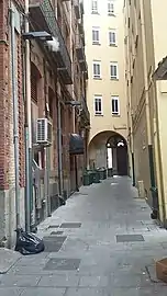 Belena de Pintamonas, junto a la plaza del Castillo de Pamplona