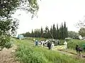 Bloqueo al tren que transportaba uranio en Narbona en abril de 2017