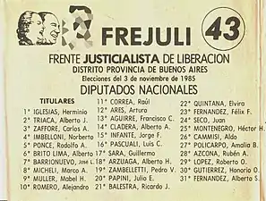 Frente Justicialista de Liberación