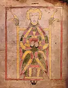 Libro de Dimma, un Evangeliario irlandés de bolsillo del siglo&nbsp;VIII.