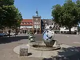 Borken, la escultura en el Mercado