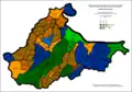 Estructura étnica de Brčko por asentamientos 1971