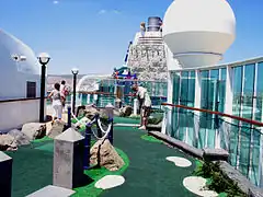 Campo de golf en el &nbsp;Brilliance of the Seas