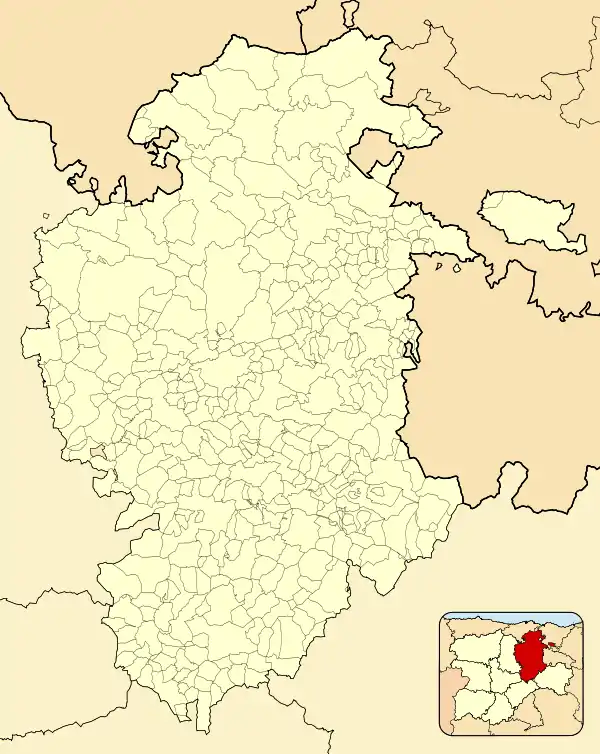 Burgos ubicada en Provincia de Burgos