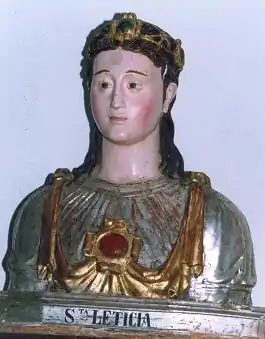 Busto de Santa Leticia