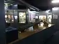 Objetos expuestos en la sala de arqueología subacuática