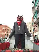 El "Cabraboc", icono local del Carnaval