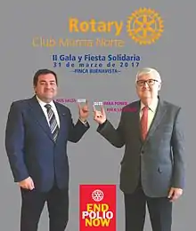 Campaña de Rotary Club Murcia Norte para apoyar al programa Polio Plus