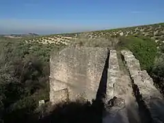 Acequia de conducción del agua.