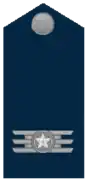 Insignia de capitán de la Fuerza Aérea.