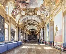 Sala de los Ilustres en el Capitolio (finales del siglo&nbsp;XIX).